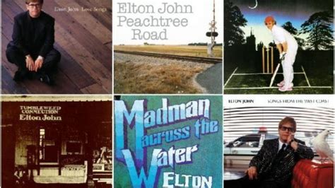 elton john albums in order